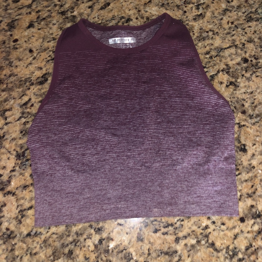 Forever 21 cropped athletic top